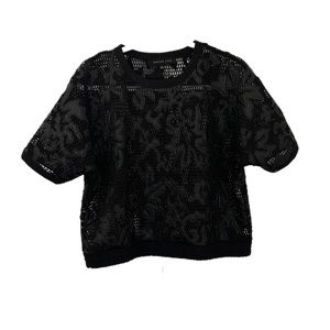 Endless Love mesh and appliqué top.